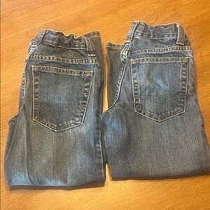 2 pair Old Navy Jeans Loose Fit with adjustable waist size 6 and 7